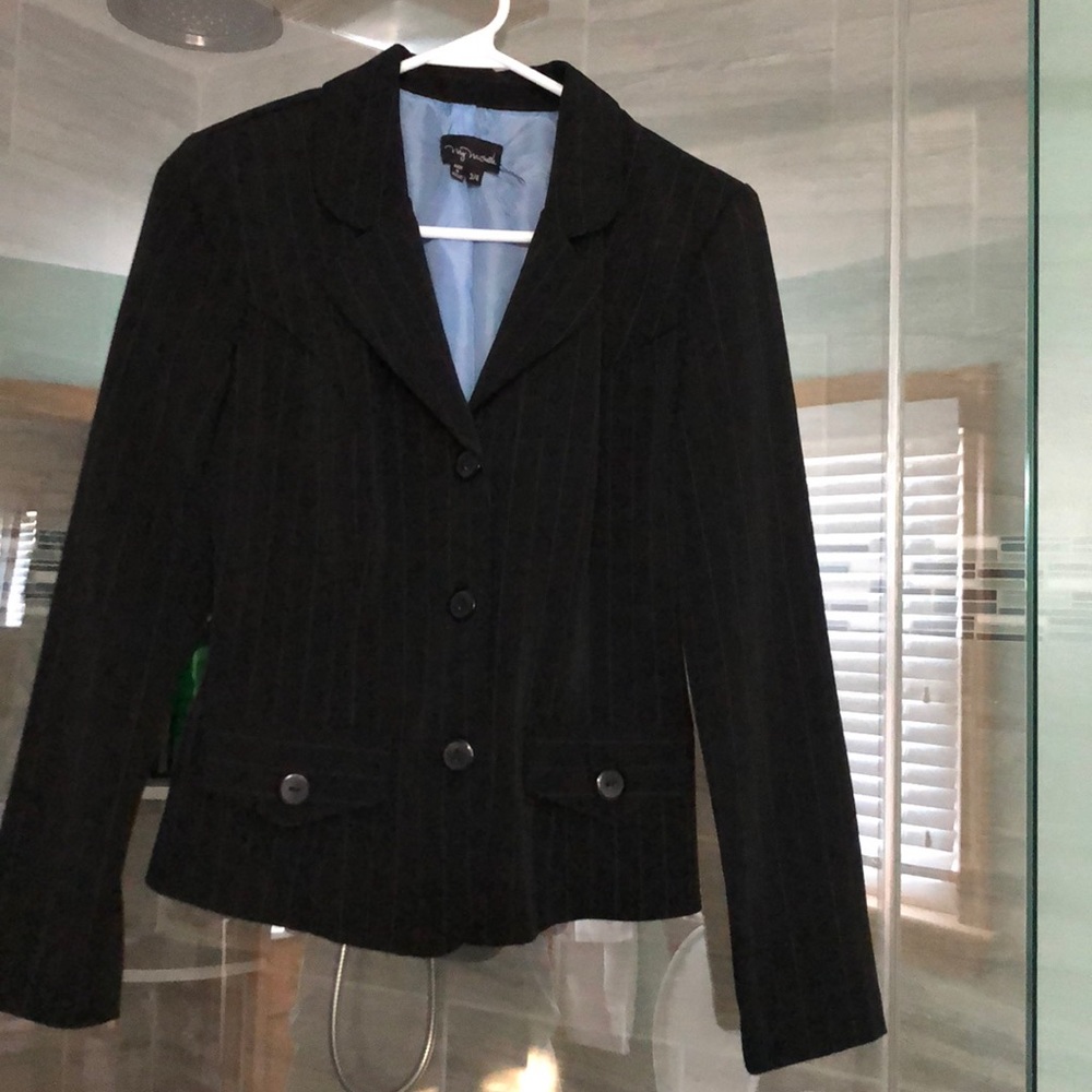 Pinstripe Blazer